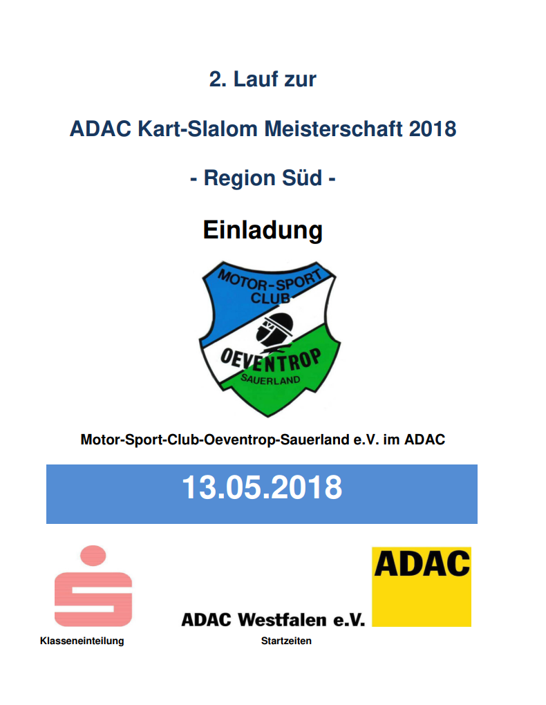 ADAC Ausschreibung 2018 Bild 1