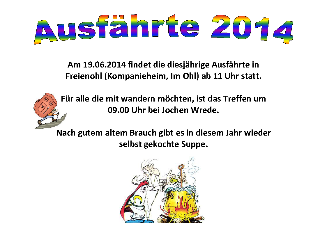 Ausfährte 2014